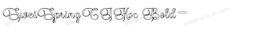 SweiSpringCJKsc Bold字体转换 SweiSpringCJKsc Bold字体转换